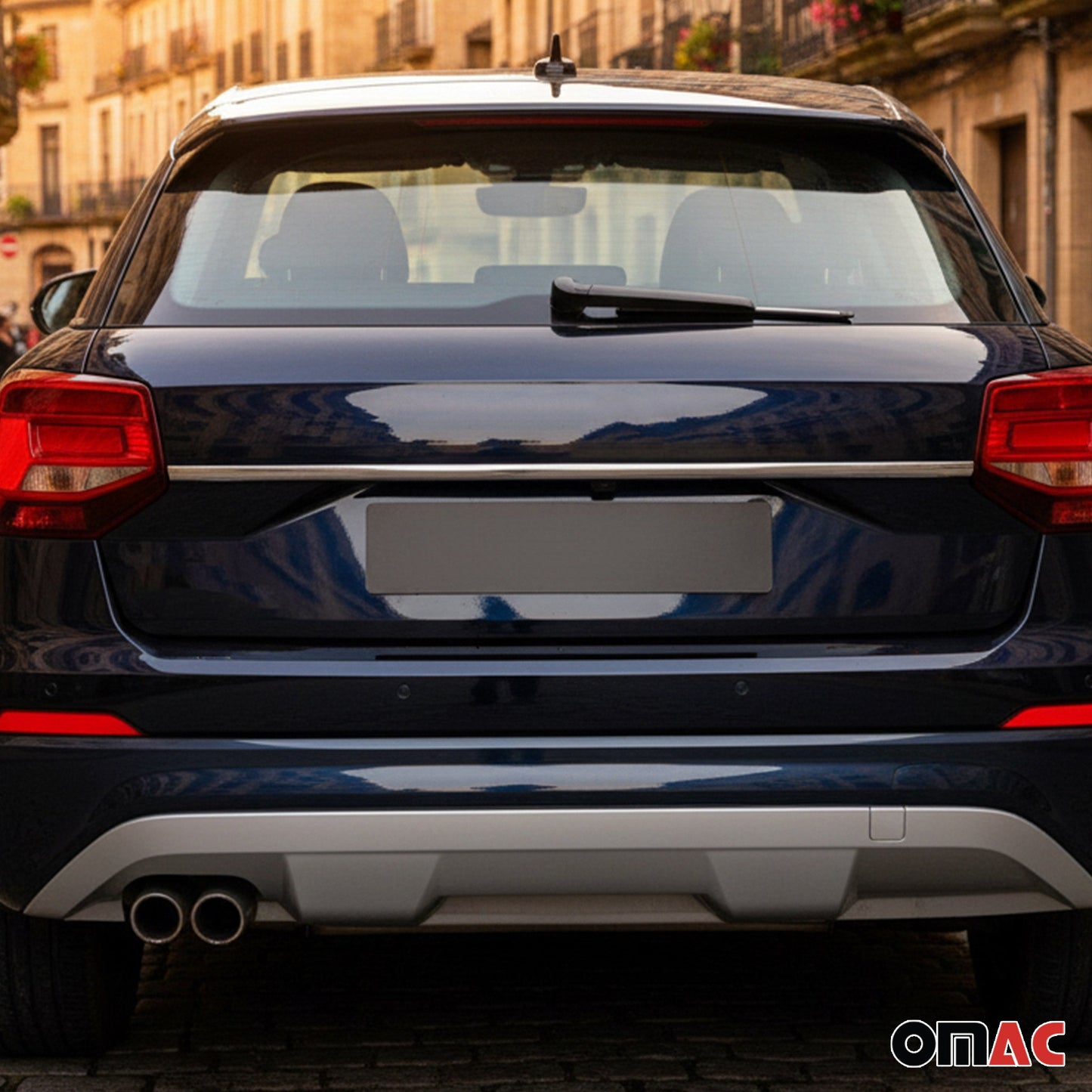 Heckklappe Kofferraumöffner Griff für Audi Q2 2017-2025 Edelstahl Chrom