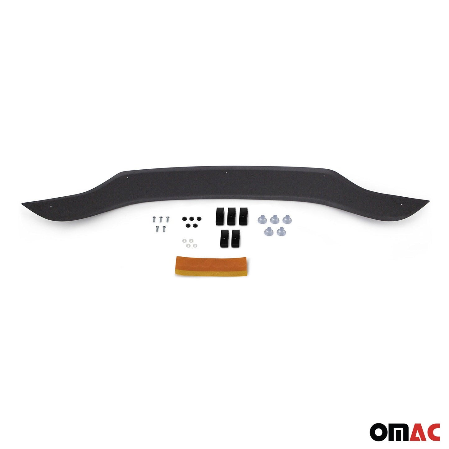 Motorhaube Deflektor Steinschlagschutz für Iveco Daily 2014-2023 Auto Schwarz 1x