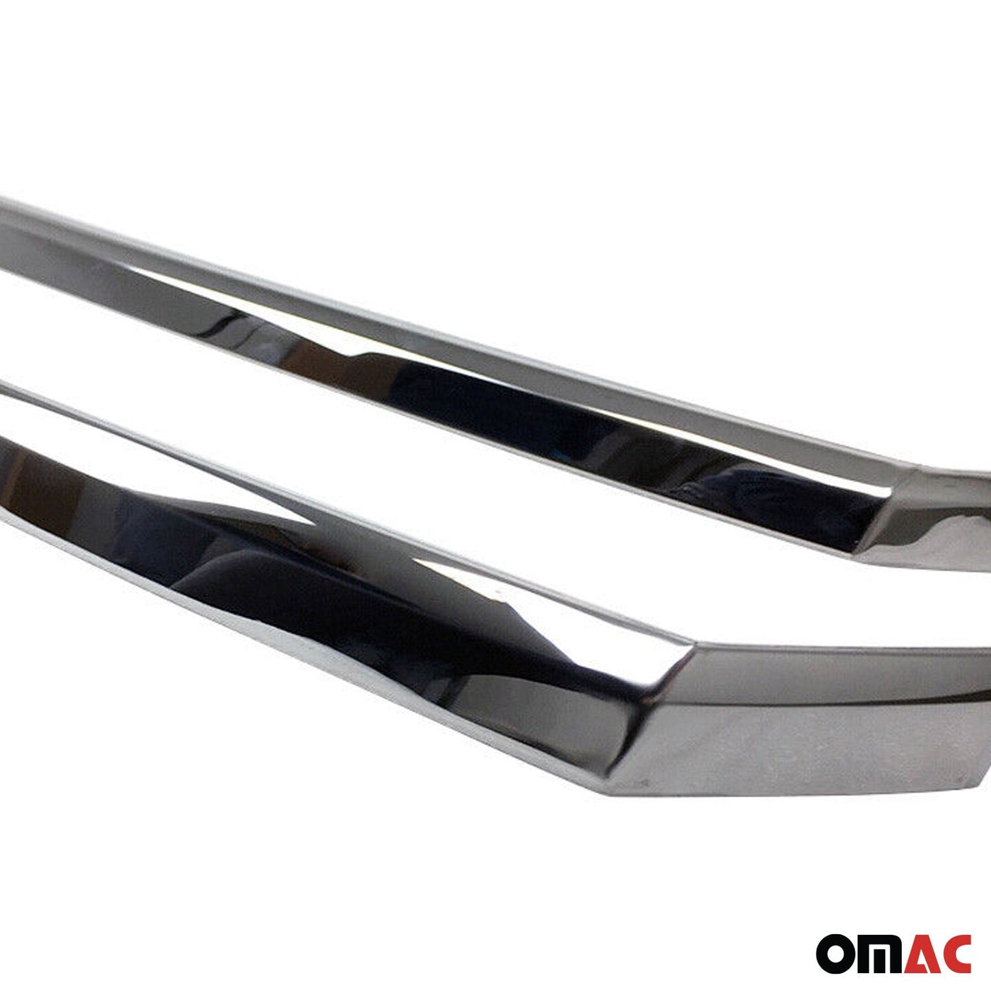 Kühlergrill Leisten Grillleisten für VW Crafter 2017-2025 Edelstahl Silber 4tlg