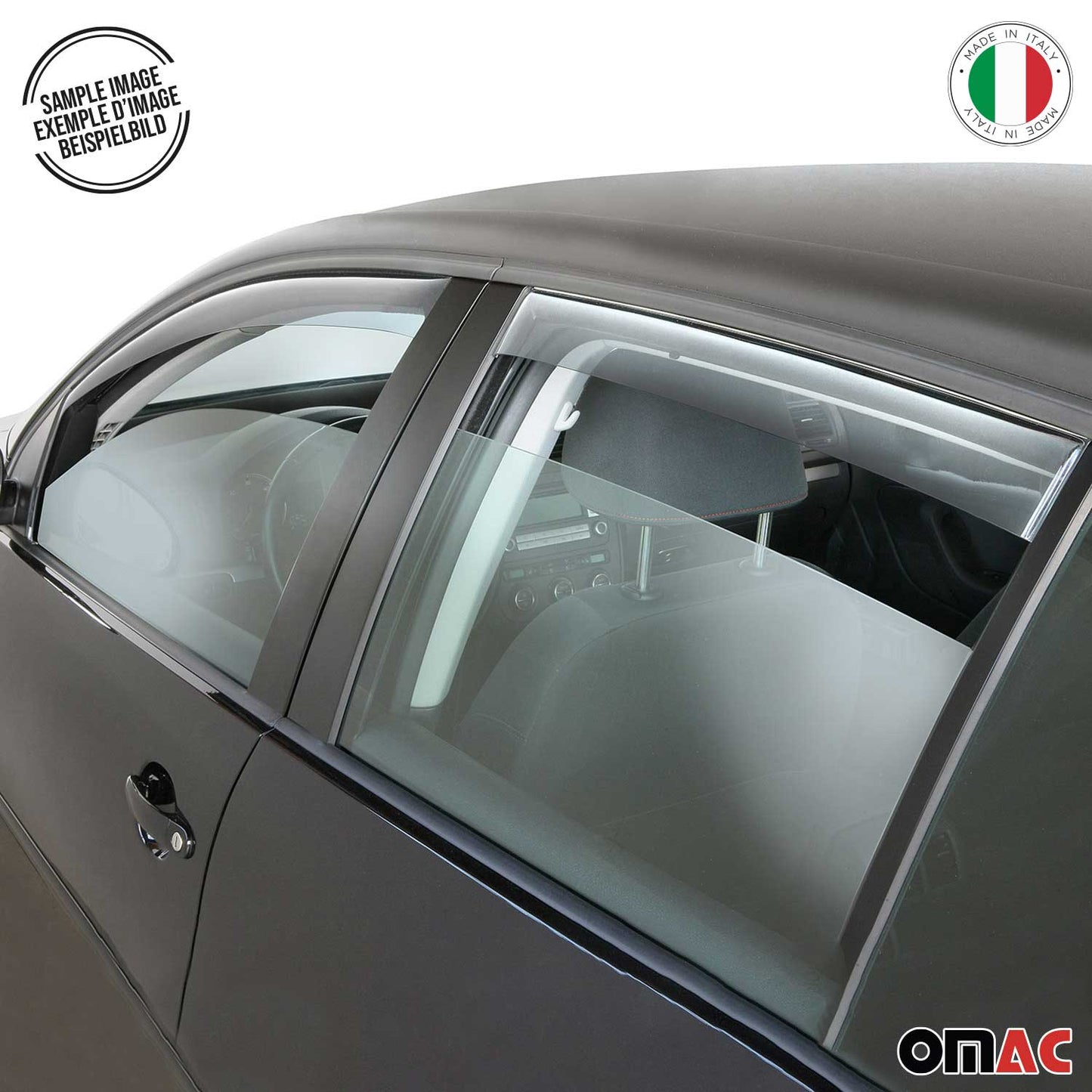 Windabweiser Regenabweiser für Mini Countryman R60 2010-2016 Dunkel Acryl 4tlg