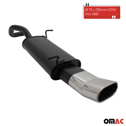 Wydech sportowy Novus do Seata Ibiza 6L 135x75mm tłumik tylny DTM z ABE 