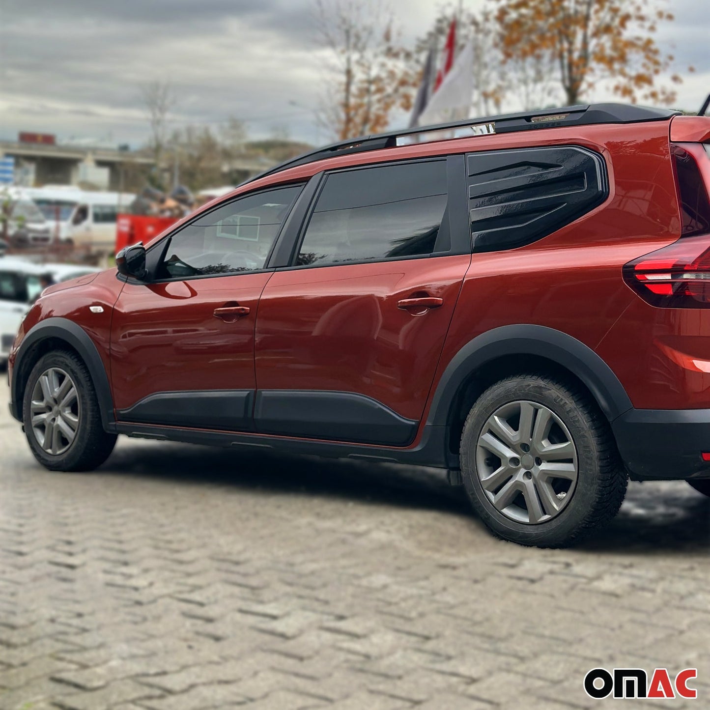 2022-2025 Dacia Jogger Türschutzleisten Seitenschutz ABS Schwarz 4tlg