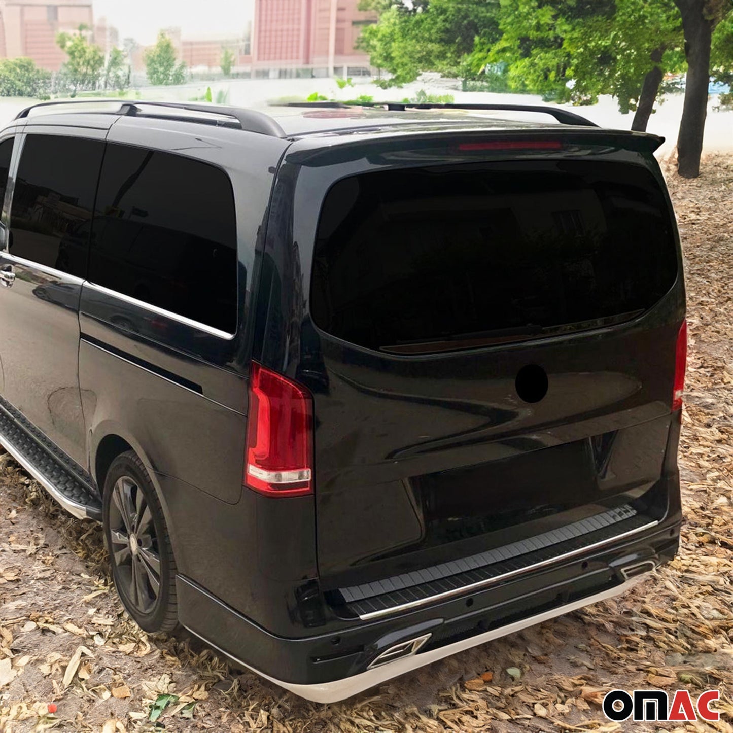 Heckspoiler Dachspoiler für Mercedes Vito W447 2014-2025 Lackiert Schwarz ABS