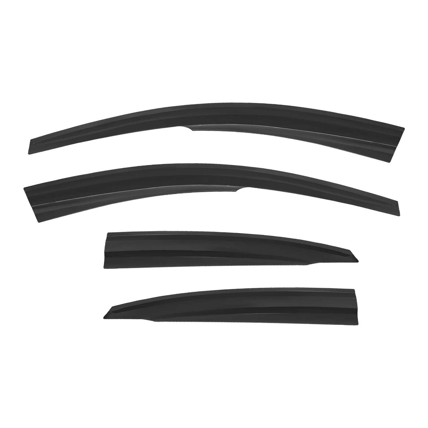 4x Deflectoare de vânt, deflectoare de ploaie pentru Ford Focus 1998-2004, acrilice, închise la culoare