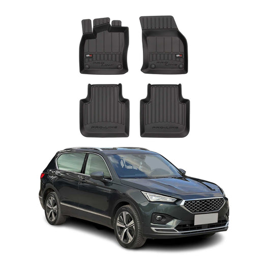 2018-2025 Seat Tarraco Fußmatten TPE Schwarz 4 tlg