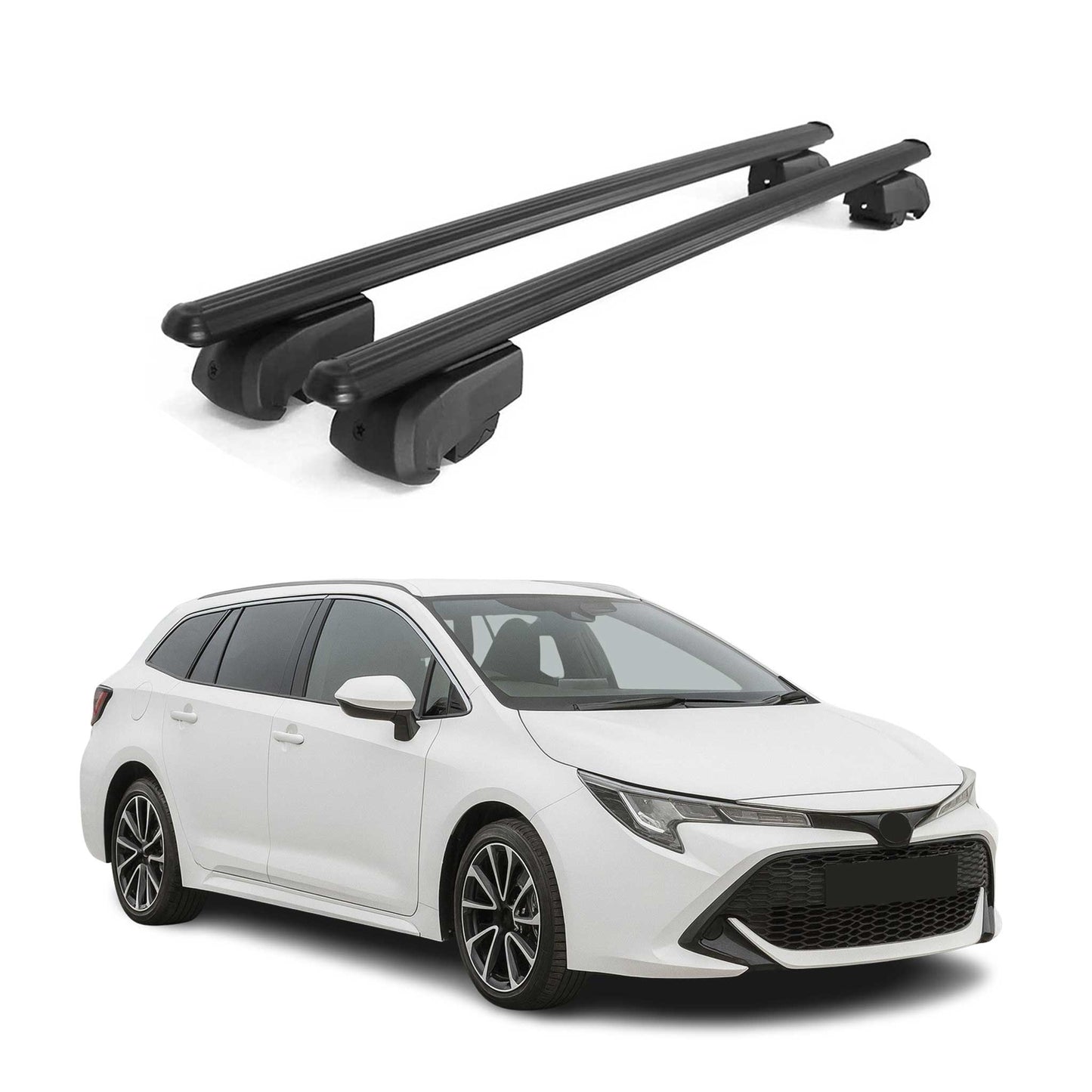 Portbagaj de plafon pentru Toyota Corolla Touring Sports 2019-2025, aluminiu ABE