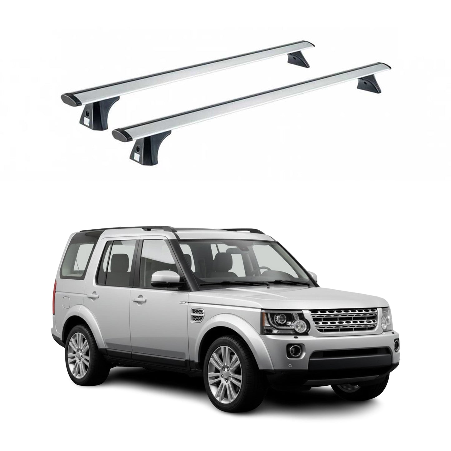 Dachträger für Range Rover Sport 2005-2013 & Discovery 2005-2017 Alu Silber 2x