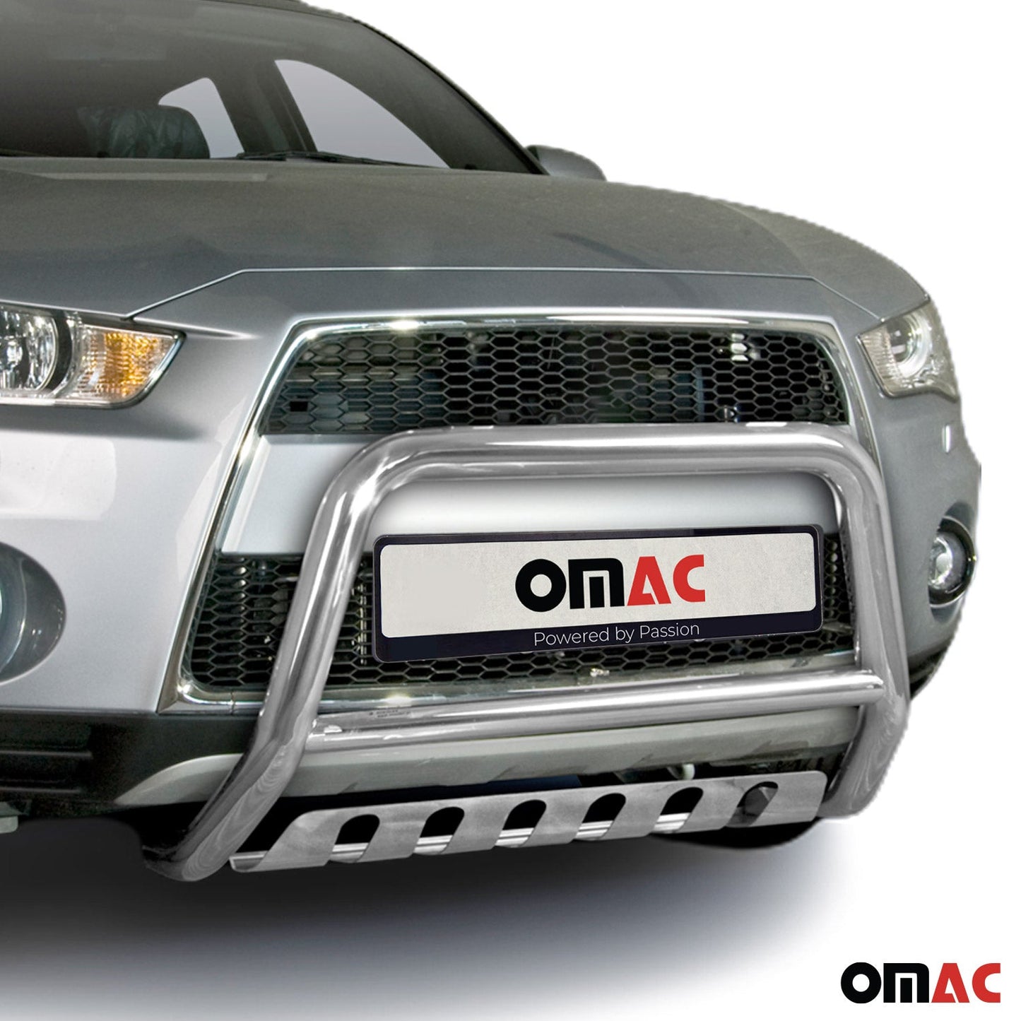 Frontbügelschutz Frontschutzbügel für Mitsubishi Outlander 2010-2012 ABE Silber