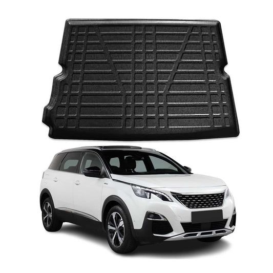 Protecție portbagaj/cargo pentru Peugeot 5008 2016-2025, cauciuc TPE, negru