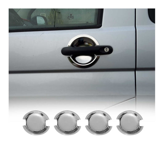 Türgriffschalen Türgriffmulden Türgriffkappen für VW Caddy 2003-2020 Chrom 4x