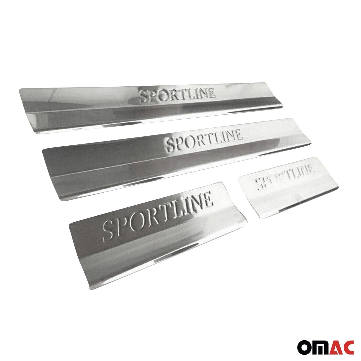 Ornamente prag uși pentru BMW Seria 3 Z3 E36 1990-2000, oțel inoxidabil, argintiu, set 4 piese