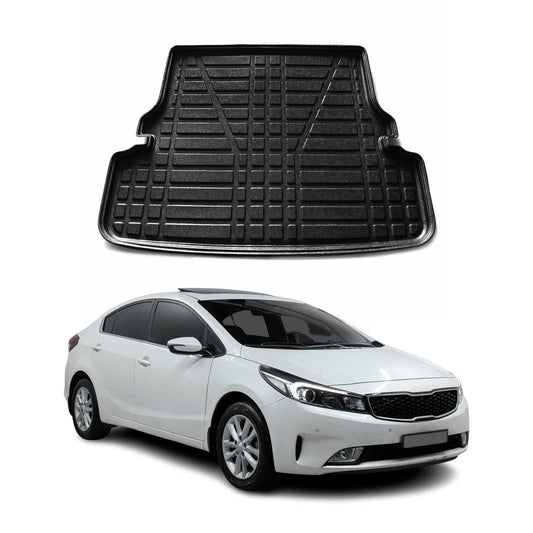 Kofferraumwanne Laderaumwanne für Kia Cerato 2016-2025 Gummi TPE Schwarz