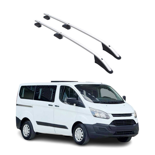 Alu Dachreling Querträger für Ford Tourneo Custom 2013-2024 Kurzer Grau