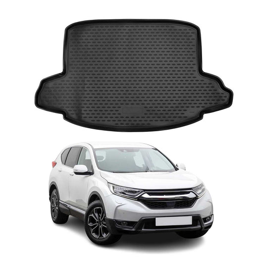 Kofferraummatte Kofferraumwanne für Honda CR-V 2016-2025 Gummi TPE Schwarz