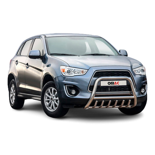 Bară de protecție/buton față pentru Mitsubishi ASX 2012-2017 cu ABE (omologare de tip germană) Oțel Argintiu