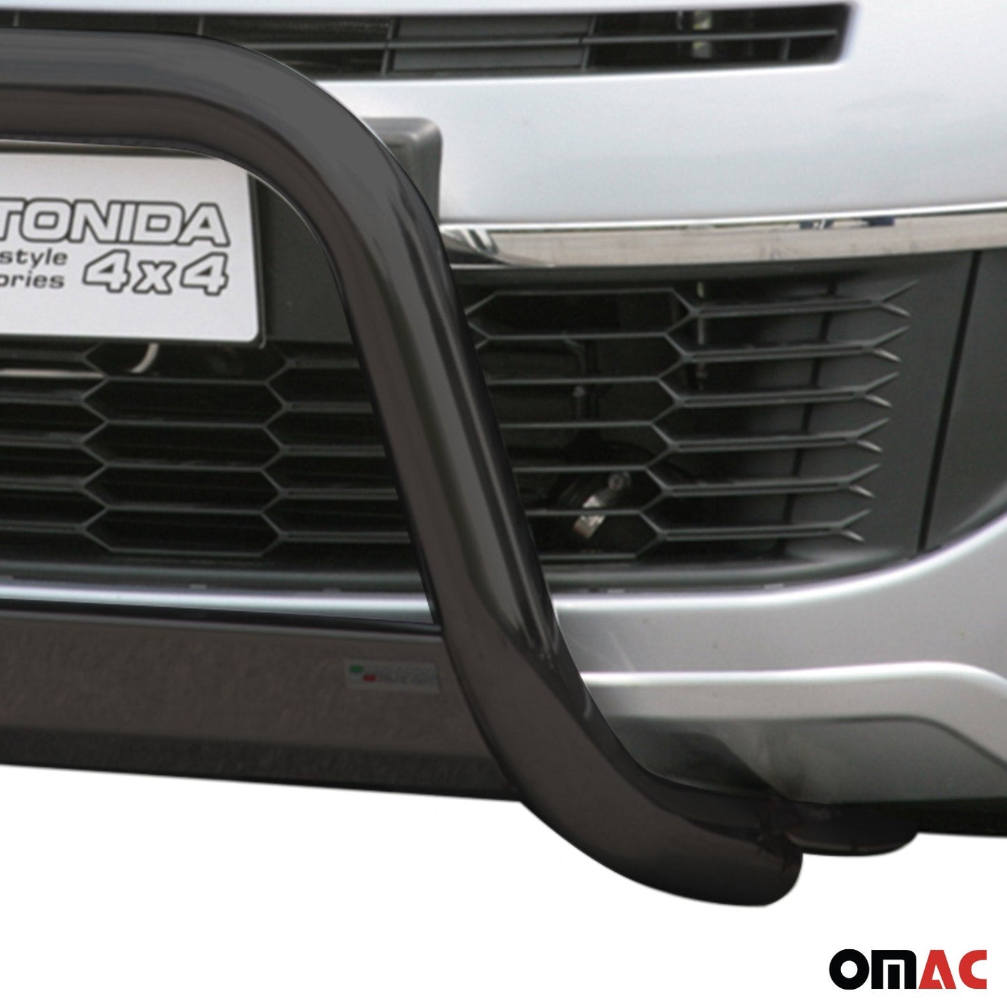 Bară de protecție/buton față pentru Citroen C-Crosser 2008-2012 ø63mm oțel negru