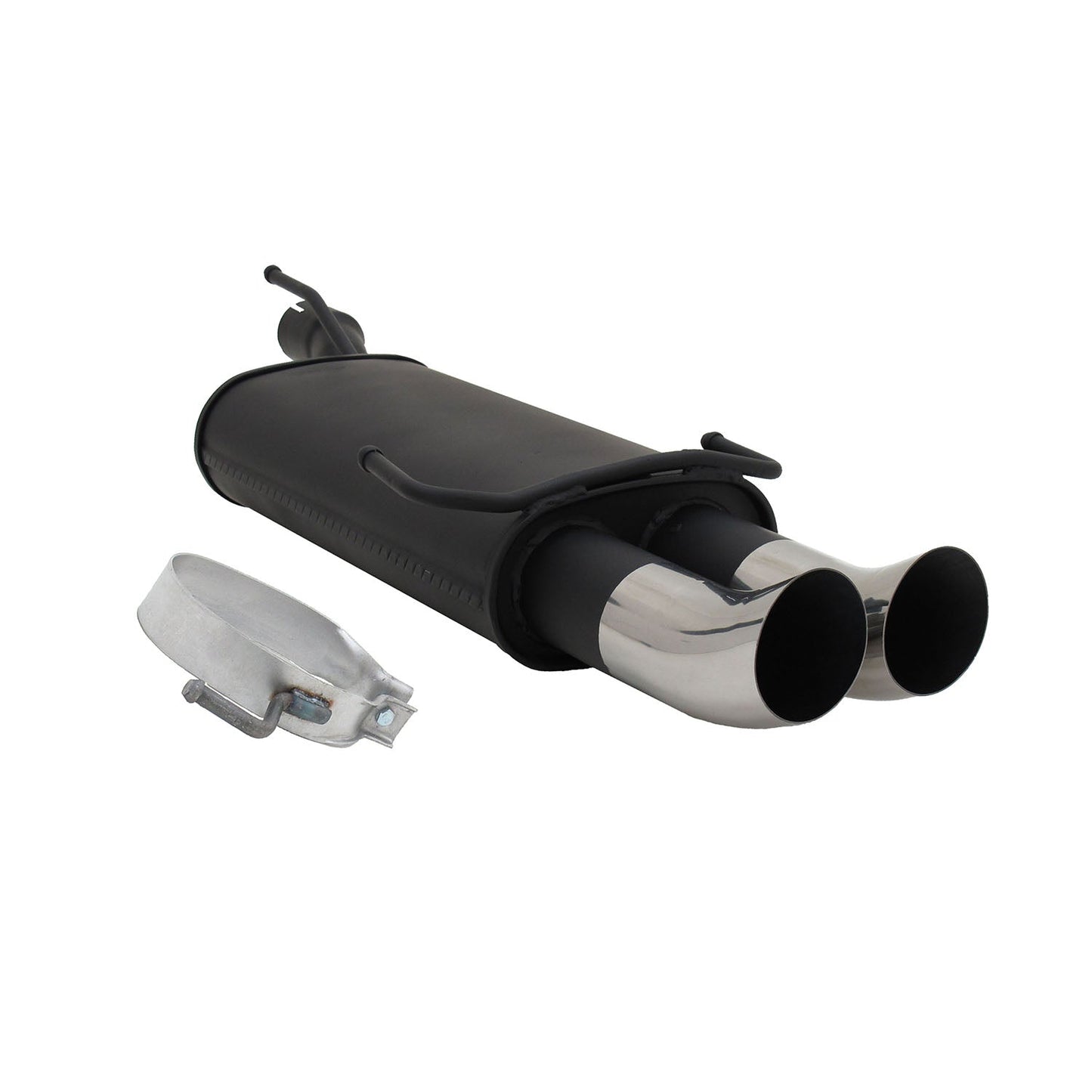 Novus Sportauspuff für Opel Astra F / Opel Kadett E 2x76mm DTM  mit ABE