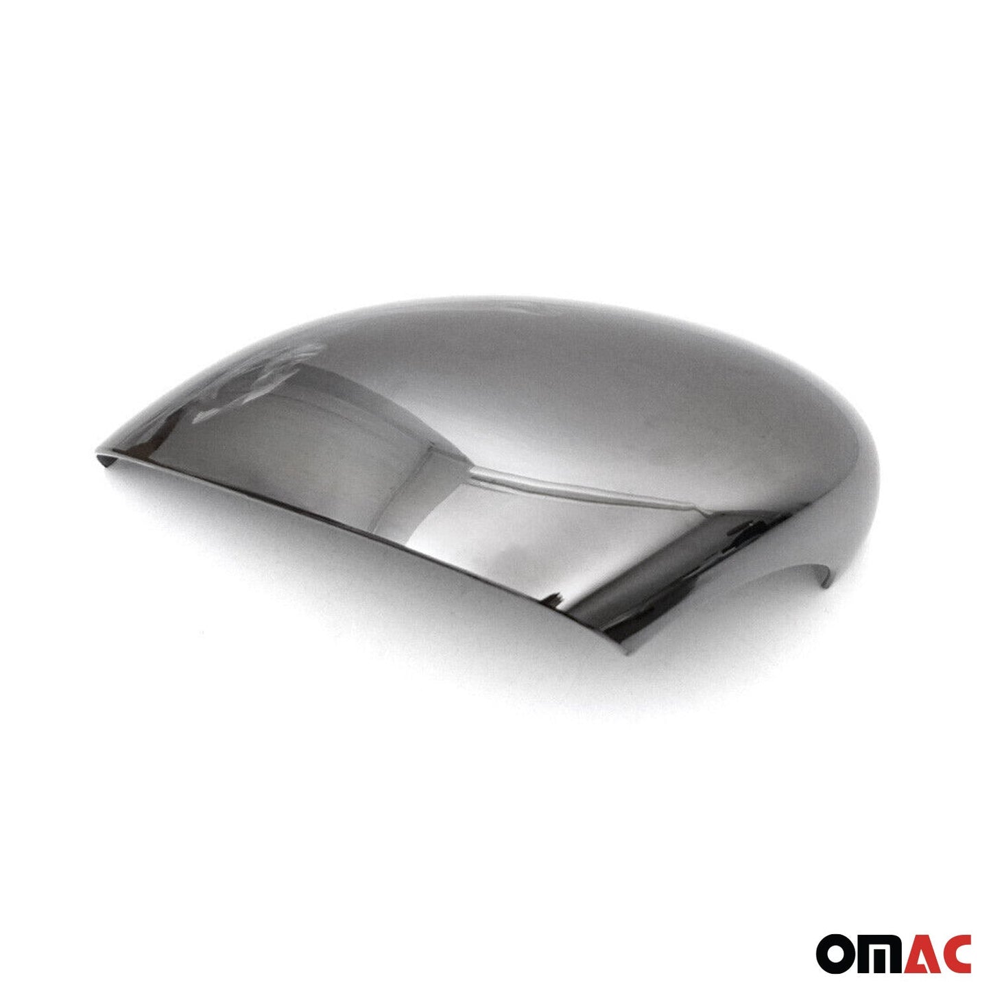 Spiegelkappen Spiegelabdeckung für Ford Fiesta / B-Max 2008-2017 Dark Chrom ABS