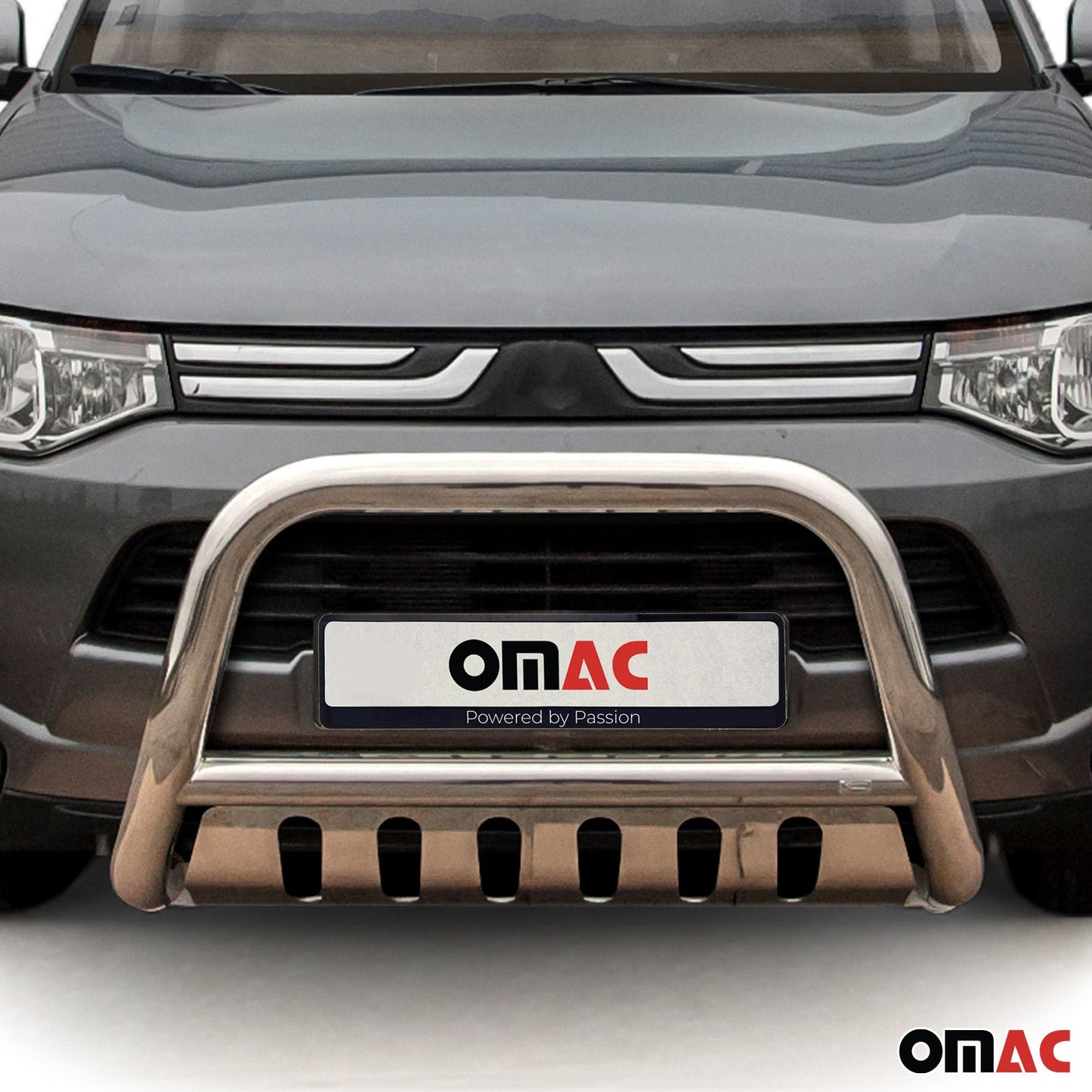 Frontbügelschutz Frontschutzbügel für Mitsubishi Outlander 2012-2015 ABE Silber