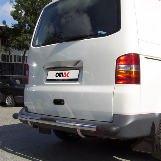 Bandă decorativă portbagaj, bandă decorativă spate pentru VW Transporter T5 2003-2015, oțel inoxidabil, finisaj închis