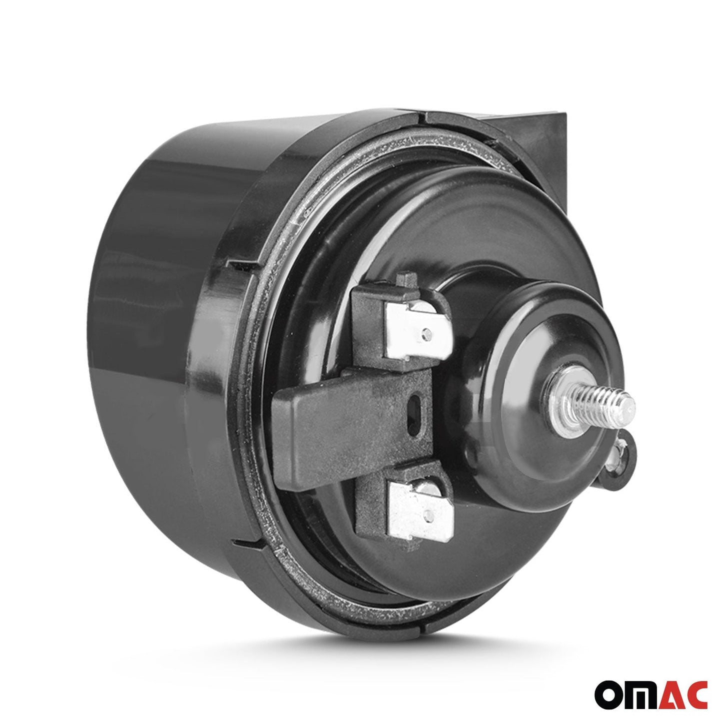 12V 108dB Czarny klakson pneumatyczny Snail ostrzegawczy do pojazdów samochodowych i ciężarowych