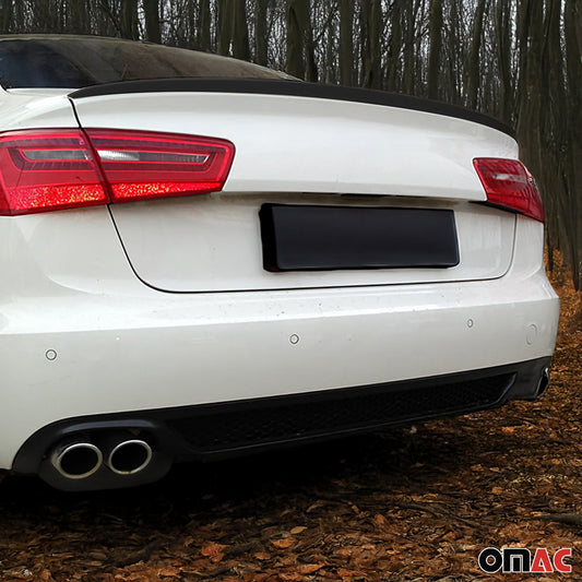 Eleron spate, aripă spate, bordură spate pentru Audi A6 Sedan C7 2011-2018, culoare LY9B, ABS