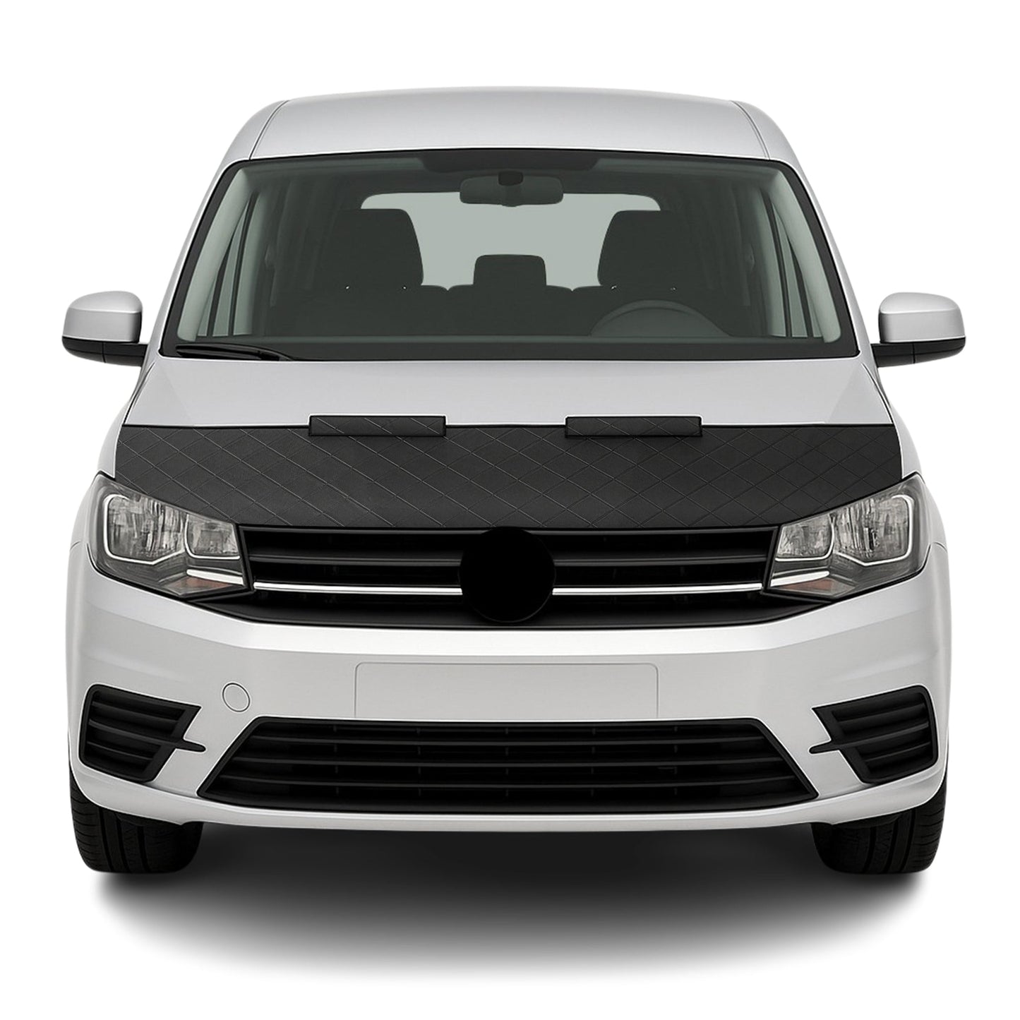 Schwarz Halb Haubenbra Steinschlagschutz Bonnet Bra für VW Caddy 2015-2020