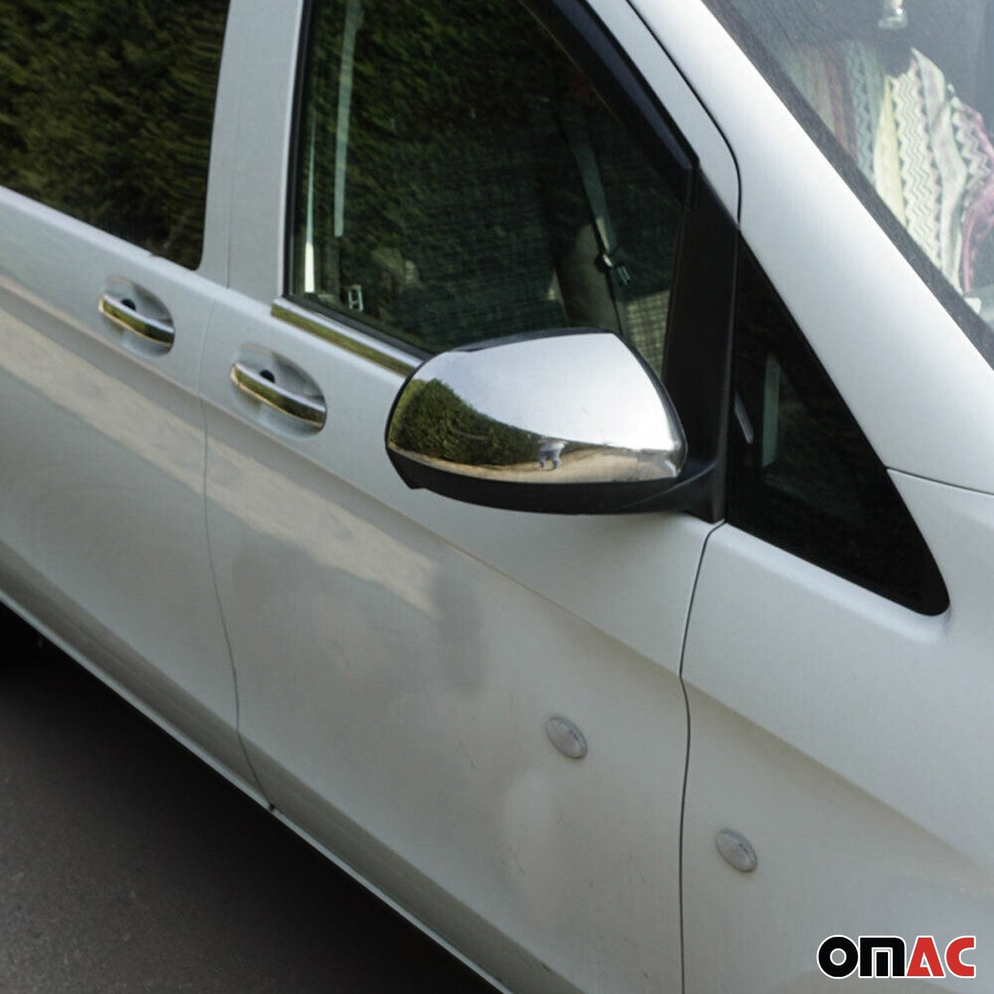 Spiegelkappen Spiegelabdeckung für Mercedes Klasse W447 2014-2025 Chrom ABS