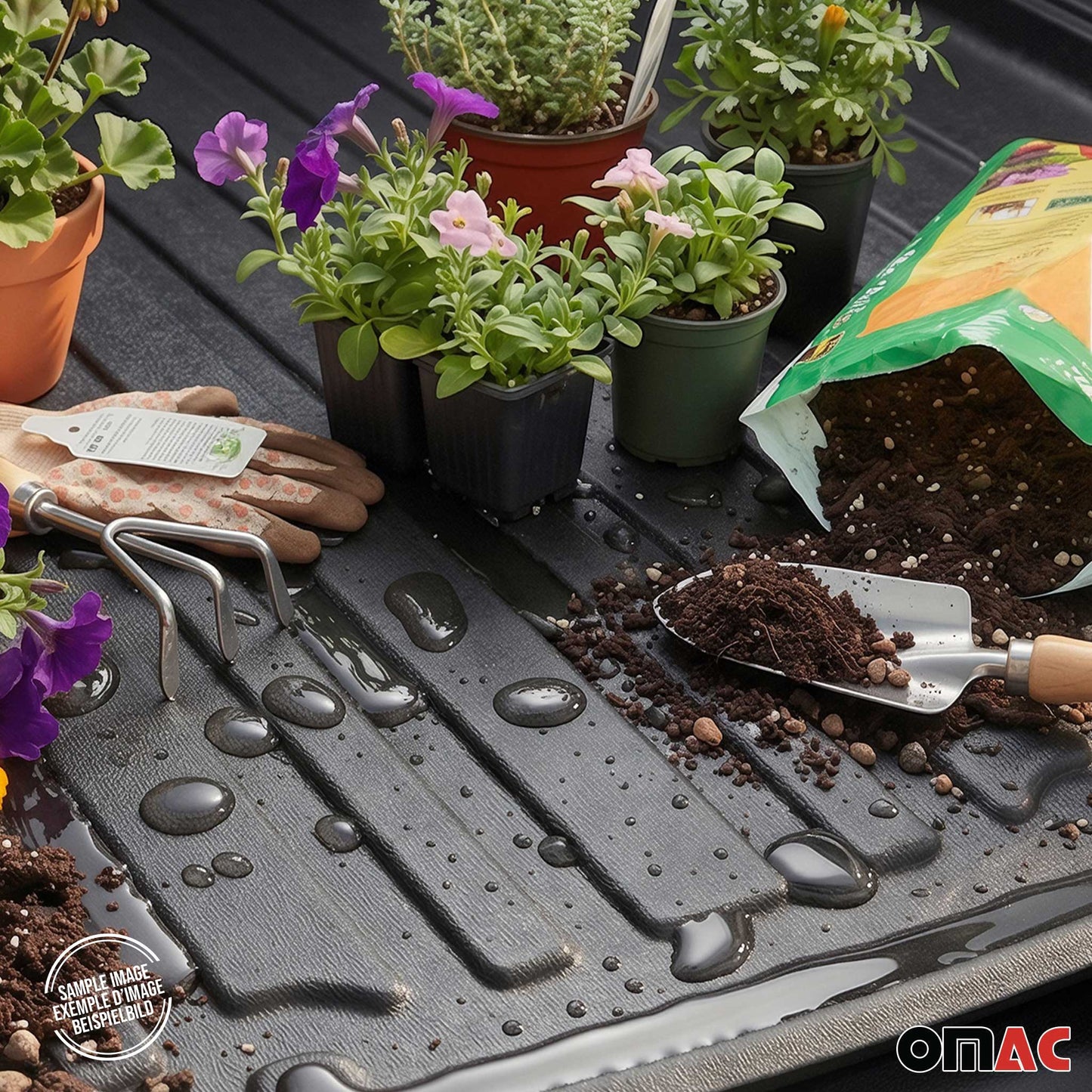 Kofferraumwanne Laderaumwanne für Opel Grandland 2022-2024 Untere Gummi TPE