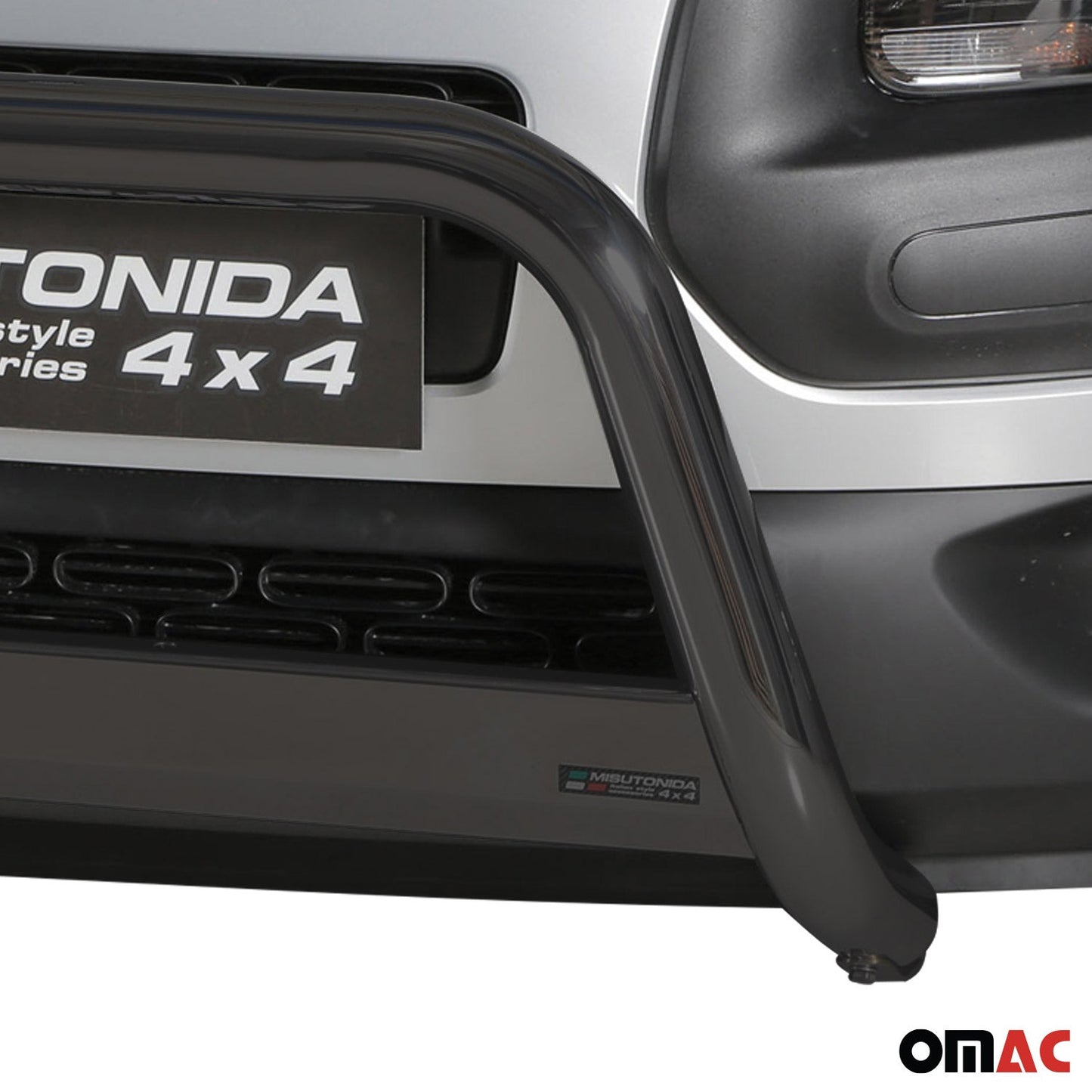 Bară de protecție/buton față pentru Citroen C4 Cactus 2014-2020, ø63mm, oțel, negru