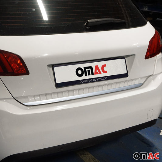 Ornamente prag portbagaj, ornamente hayon pentru Peugeot 308 2014-2021, oțel inoxidabil cromat
