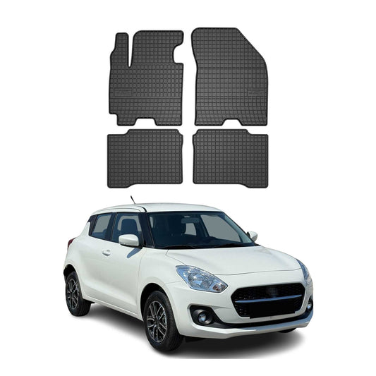 2017-2025 Suzuki Swift Fußmatten Gummi Schwarz 4 tlg