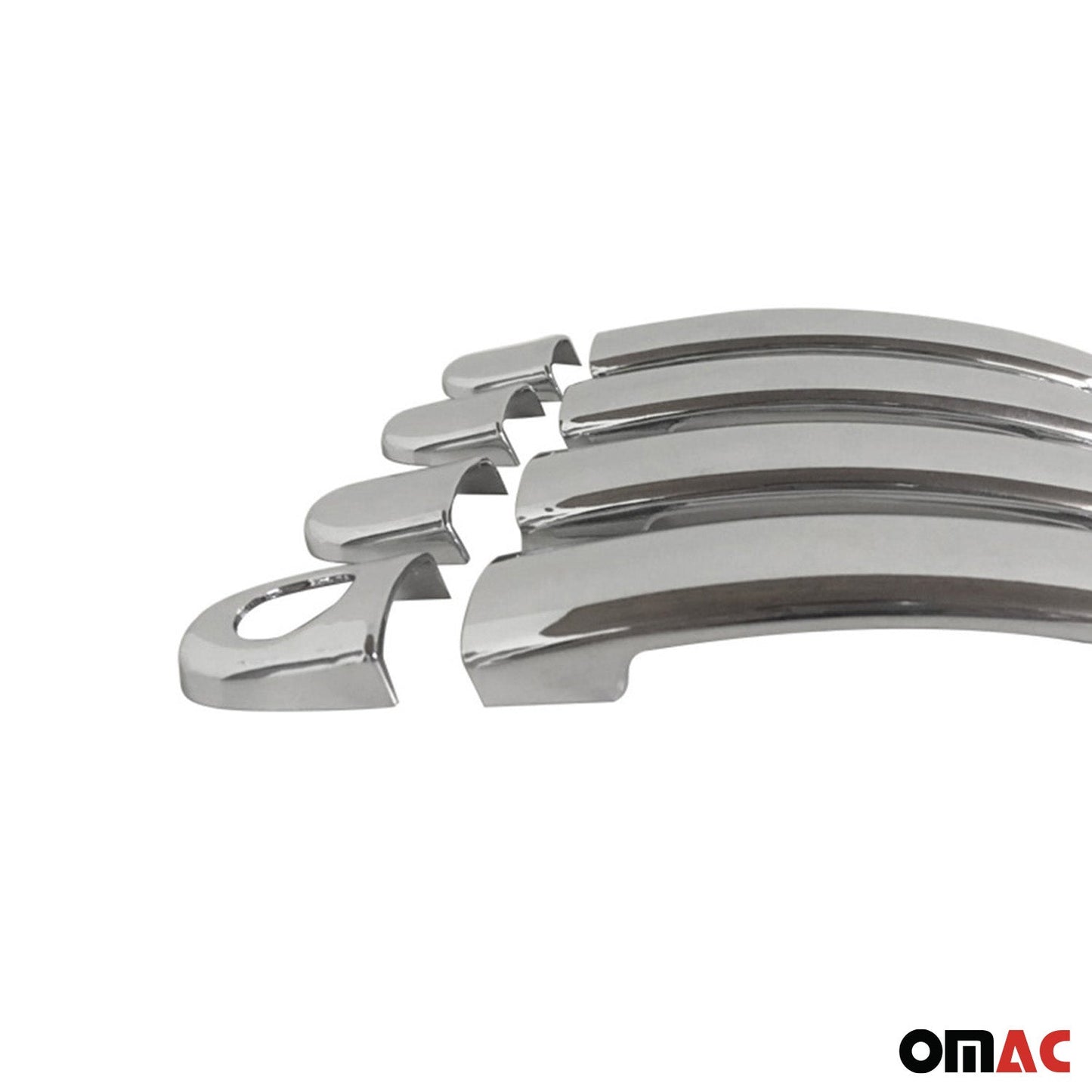 Türgriff Blende Türgriffkappen für VW Tiguan 2007-2016 Chrom ABS Silber 8x