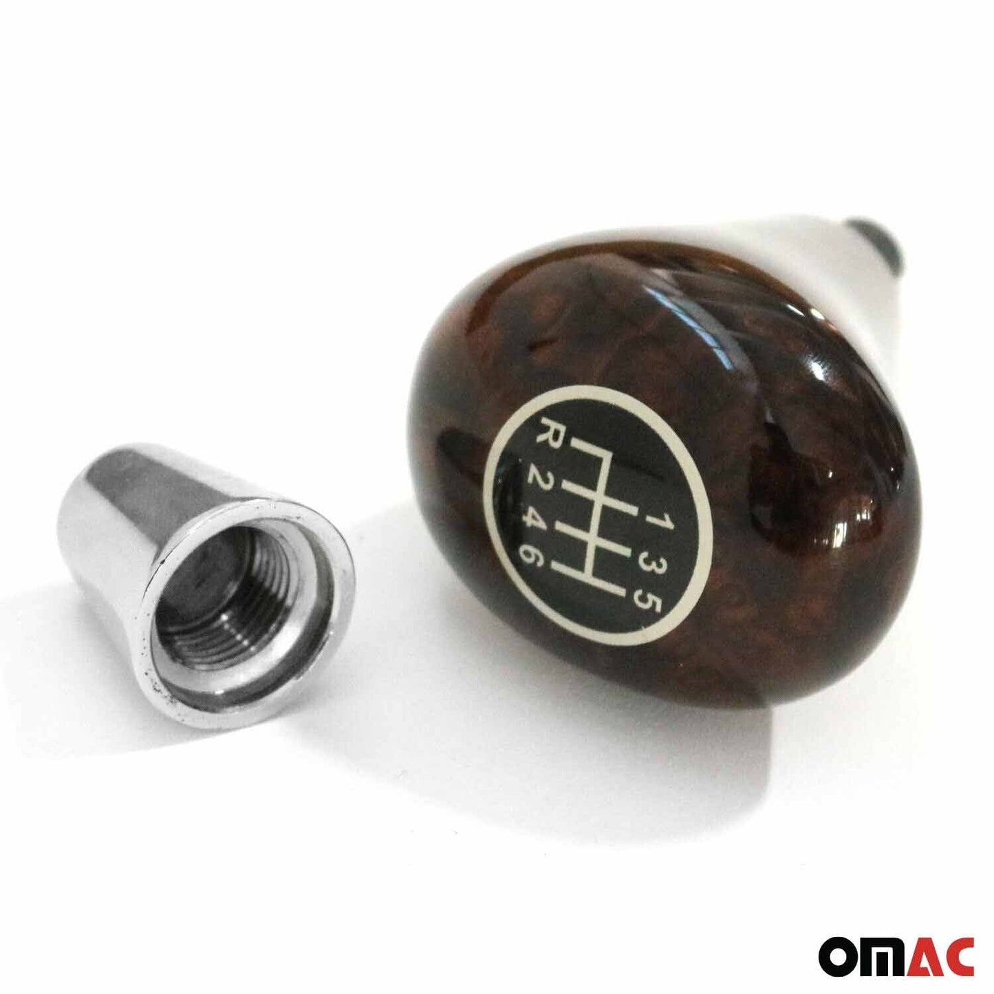 Schaltknauf für Mercedes W202 C208 C209 W210 W211 W220 R170 Walnuss 6 Gang