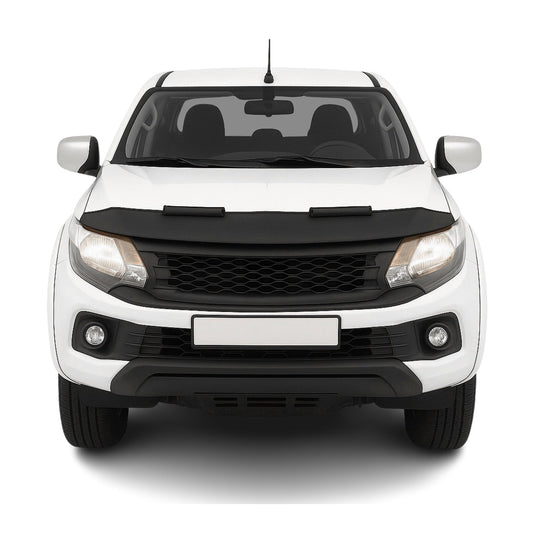 Haubenbra Steinschlagschutz Bonnet Bra für Fiat Fullback 2016-2019 Schwarz Halb