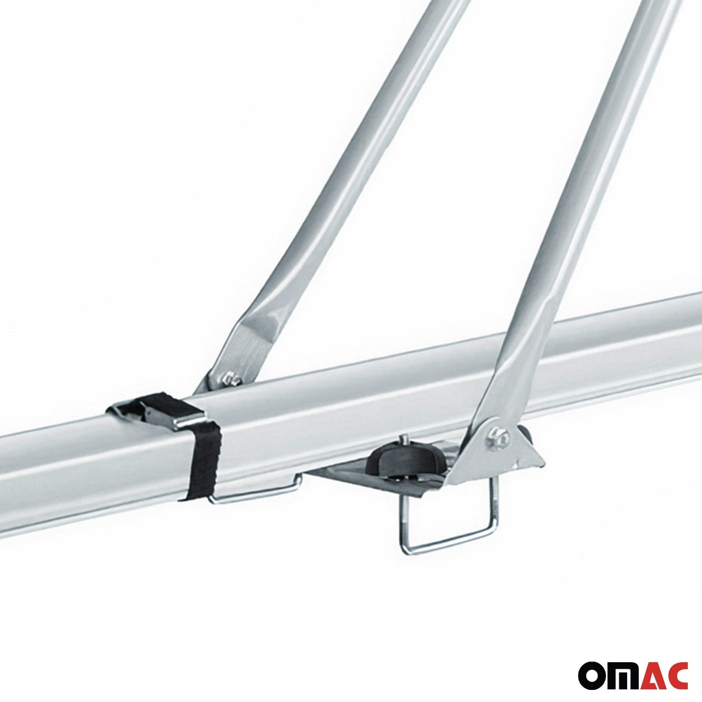 2x Suport de bicicletă pentru acoperiș, suport pentru biciclete de până la 15 kg, suport pentru bicicletă din aluminiu