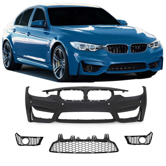 Bara față JOM pentru BMW F30 incl. LCI 2011-2019 SRA + PDC neagră
