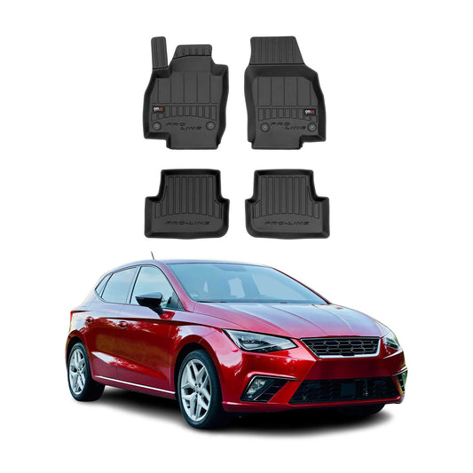 2017-2025 Seat Ibiza Fußmatten TPE Schwarz 4 tlg