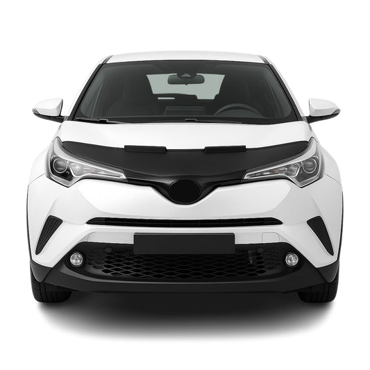 Haubenbra Steinschlagschutz Bonnet Bra für Toyota C-HR 2016-2025 Schwarz Halb