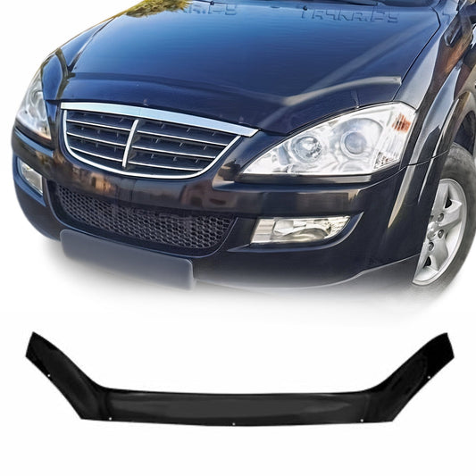 Motorhaube Deflektor Insektenschutz für Ssangyong Kyron 2005-2015 Dunkel