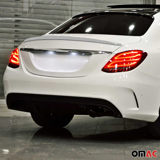 Heckspoiler Dachspoiler für Mercedes C Klasse W205 2014-2025 Lackierbar ABS
