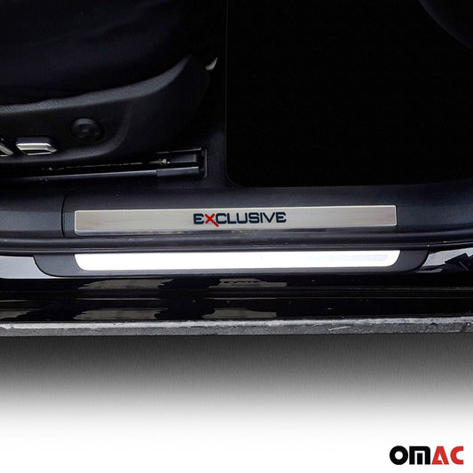 Listwy ochronne progów drzwiowych do Audi A6 C7 2011-2018, stal nierdzewna, zestaw 2 szt.