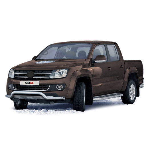 Bară de protecție față, bară de protecție față pentru VW Amarok 2009-2016 cu ABE (omologare de tip germană), oțel, argintiu