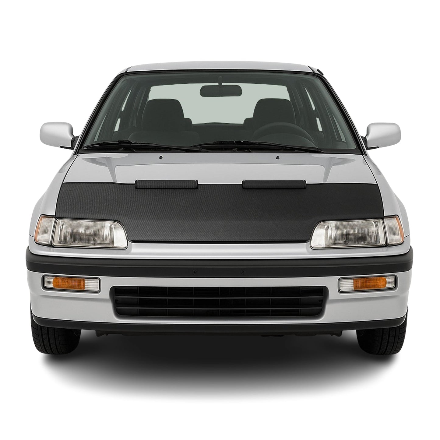 Haubenbra Steinschlagschutz Bonnet Bra für Honda Civic 1987-1993 Carbon Halb