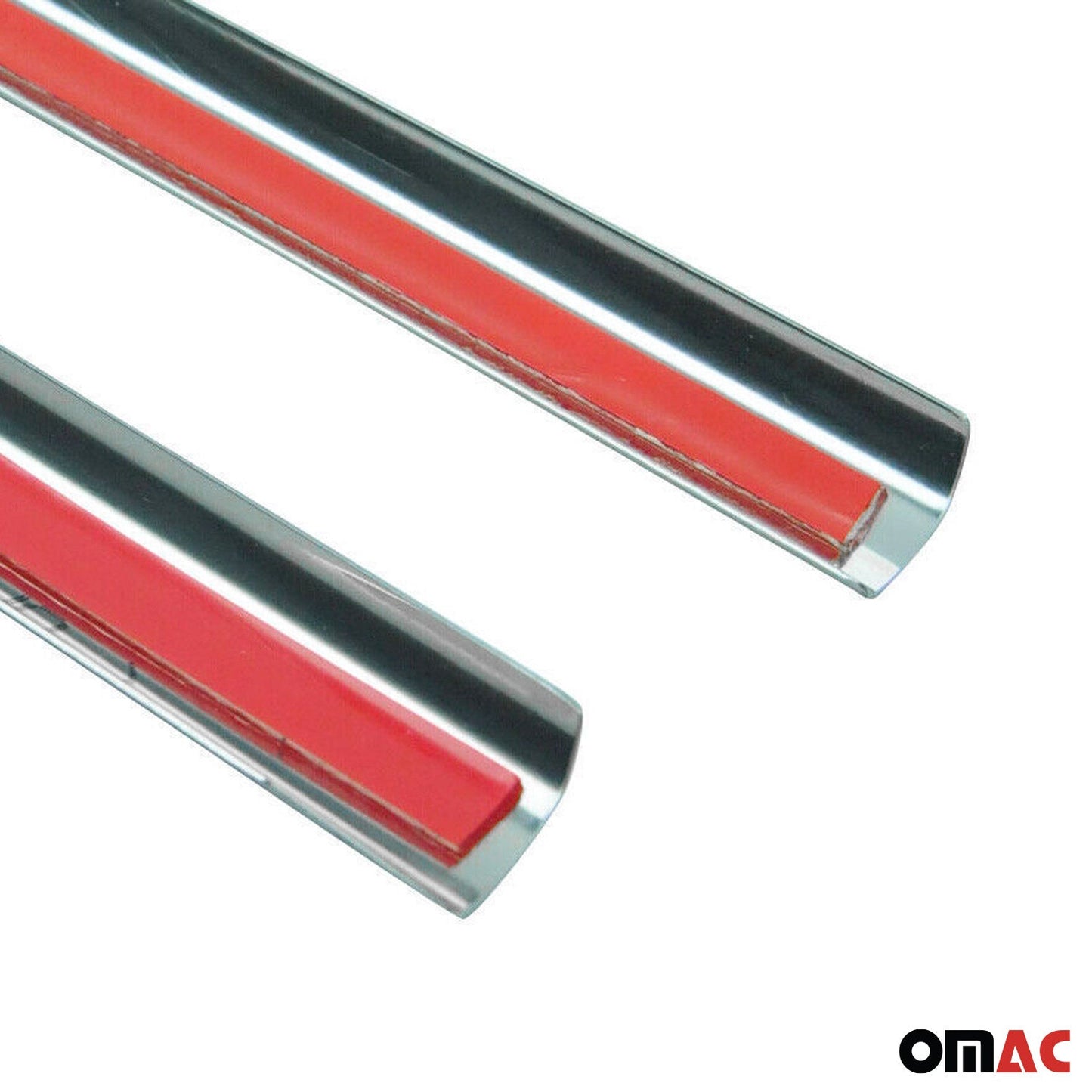 Benzi decorative pentru geamuri pentru Mercedes Citan 2012-2021, oțel inoxidabil cromat, set 2 piese