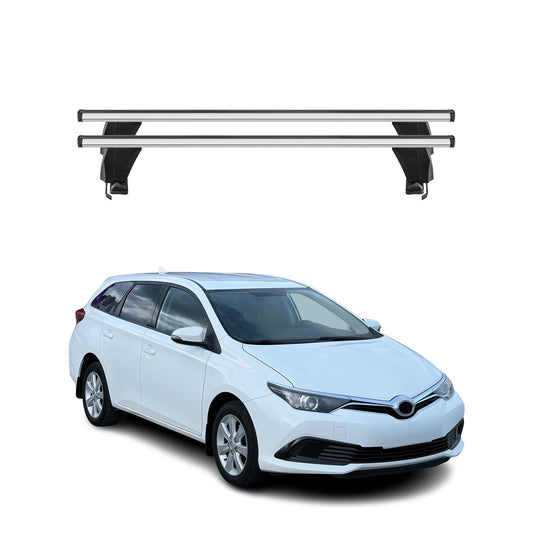 Menabo Dachträger Grundtäger für Toyota Auris mk2 Kombi 2012-2018 50kg Silber 2x