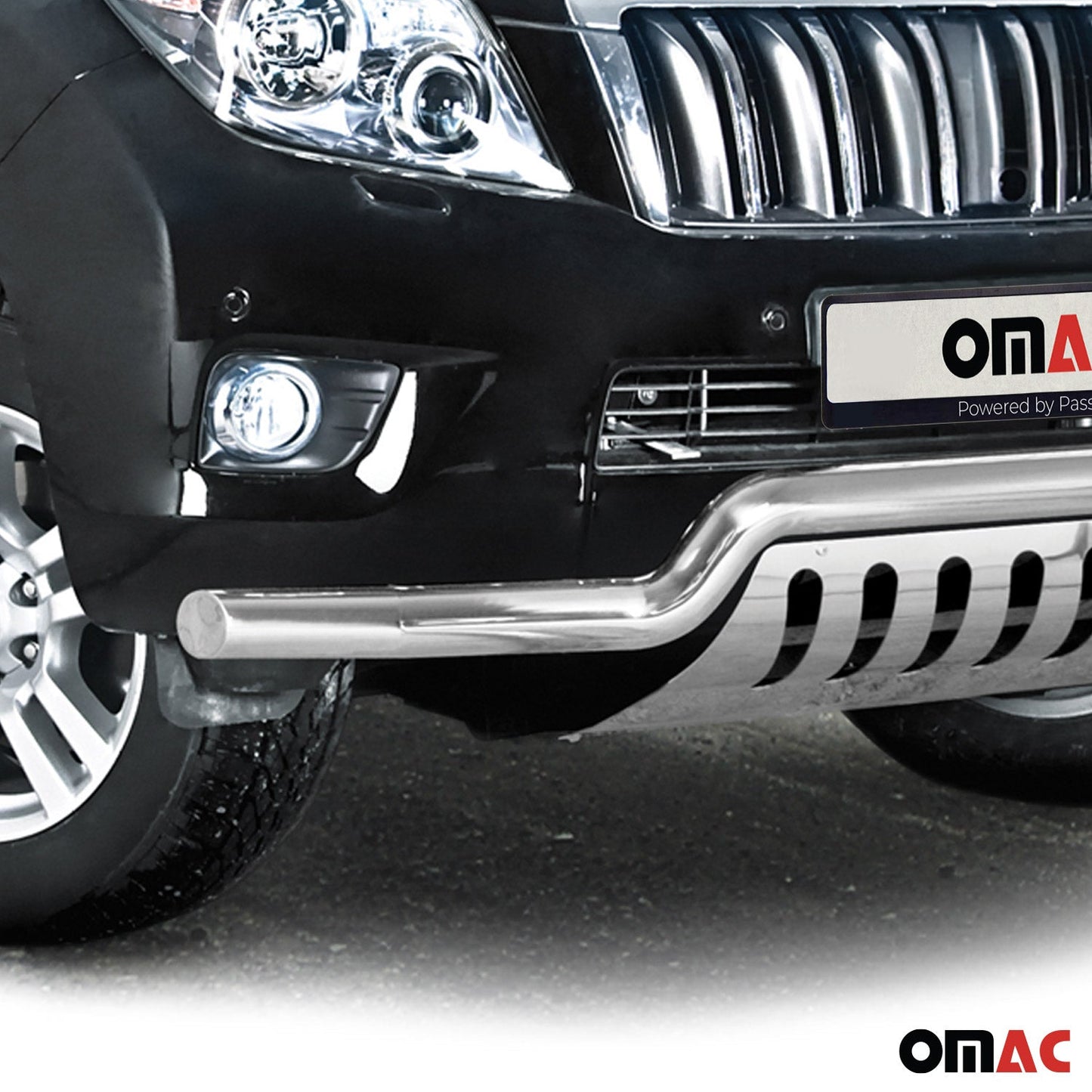 Frontbügelschutz Frontschutzbügel für Toyota Land Cruiser 150 2010-13 ABE Silber