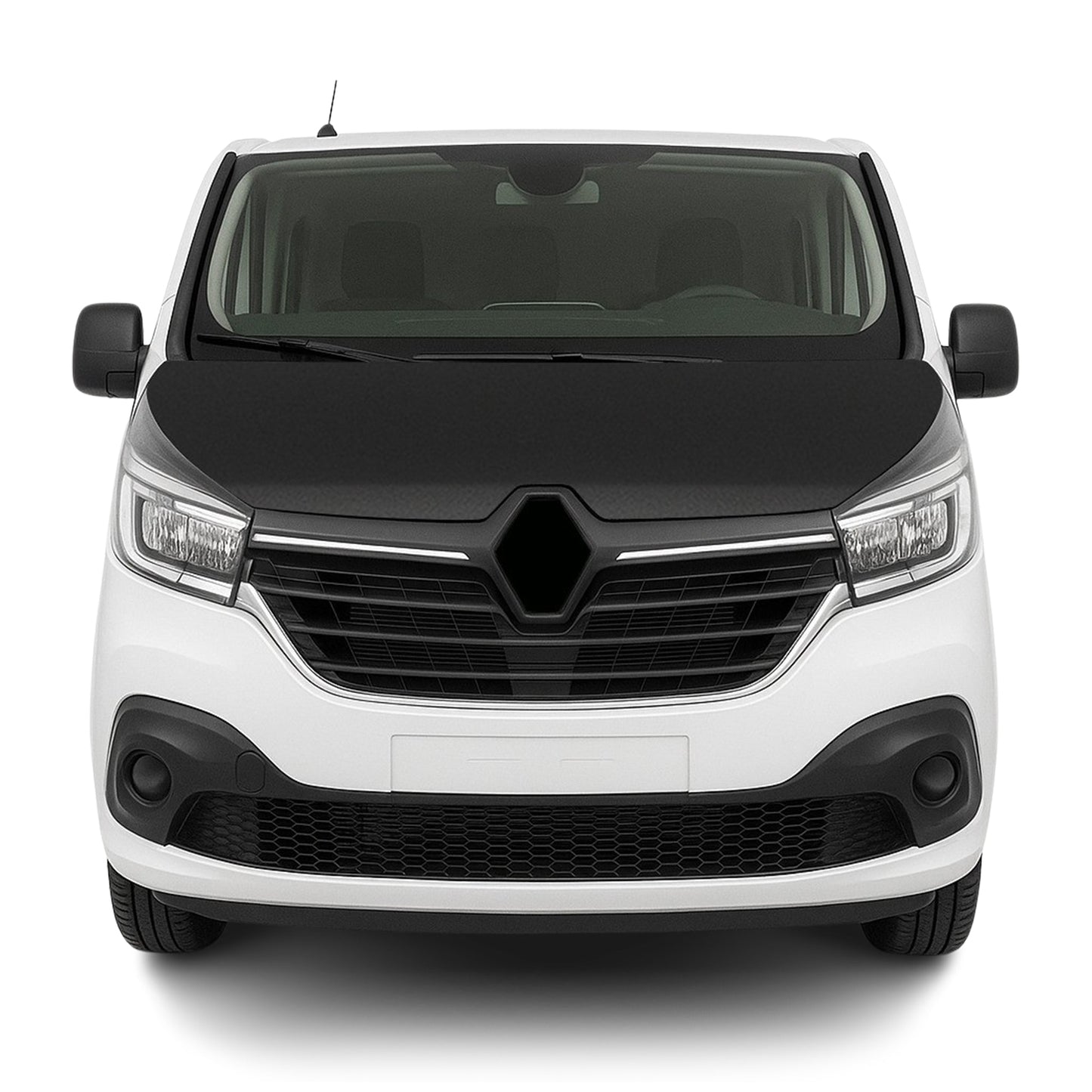Haubenbra Steinschlagschutz Bonnet Bra für Renault Trafic 2020-2025 Schwarz