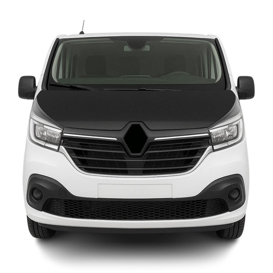 Haubenbra Steinschlagschutz Bonnet Bra für Renault Trafic 2020-2025 Schwarz