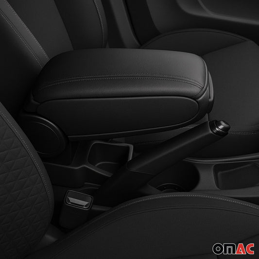 Podłokietnik środkowy do Renault Megane 2008-2015, skóra PU, ABS, czarny